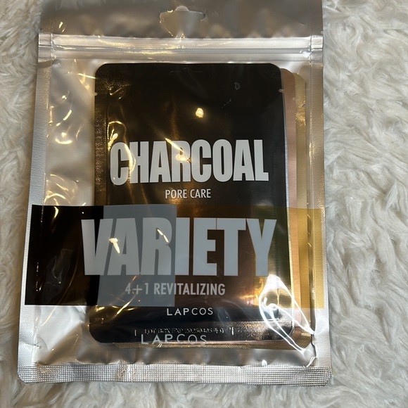 Lapcos Charcoal Variety Four In One Revitalizing Pore Care Sheet Masks - Picture 3 of 6
